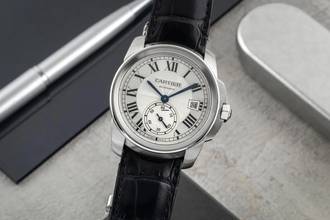 Thumbnail von Cartier Calibre de Cartier 38 Stahl Automatik Ref. WSCA0003 3756 B&P 2016