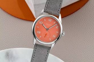 Thumbnail von NOMOS Club Campus Glashütte Club Campus 38 Cream Coral Handaufzug Herrenuhr Ref 725 B&P 2024