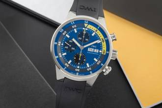 Thumbnail von IWC Aquatimer Chronograph Tribute to Calypso Stahl Automatik Herrenuhr Ref. IW378203 B&P