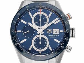 Thumbnail von TAG Heuer Carrera Calibre 16 Ref.CBM2112.BA0651 2024 Full Set wie Neu Vintage Carrera Chronograph