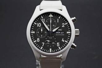 Thumbnail von IWC Fliegeruhr Chronograph Top Gun Lake Tahoe LC100 Fullset aus 2025 IWC Garantie bis 2033