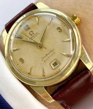 Thumbnail von Omega Seamaster Serviced Seamaster Honeycomb Dial Vintage Automatic Automatik ref 2757 Bumper 2757