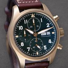  IWC Fliegeruhr Spitfire Chronograph Pilot Spitfire Chronograph NEW FULL SET 