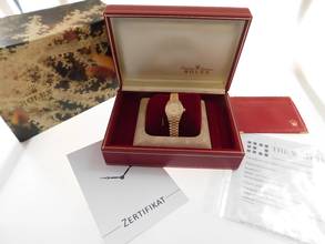  Rolex Lady-Datejust 18 Kt Gelbgold im Top Zustand Strammes Band Römisches Z.B. Brillantlünette langes Band 