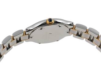 Thumbnail von Cartier 21 Must de Cartier Lady Stahl / Gold Quarz Ref. W10073R6 B&P 1997