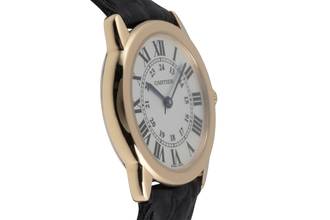 Thumbnail von Cartier Ronde Solo de Cartier Lady Ronde Solo 18K (0,750) Gold/Stahl Damenuhr Ref. W6700355