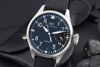 Thumbnail von IWC Große Fliegeruhr Schaffhausen Big Pilot 7 Days Automatik Stahl Herrenuhr Ref. IW500401