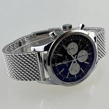 Thumbnail von Breitling Transocean Chronograph Caliber 01 limited Edition XXXX/2000 Ref. AB0151-018 Stahl Stahl Full Set NOS ungetragen (teilverklebt) EK 06/2011 Erstbesitz