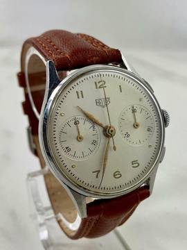  Heuer Ed Heuer Big Eye Chrono Cal. 22 
