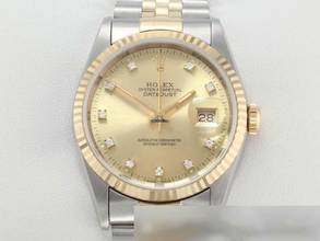 Thumbnail von Rolex Datejust 36 36mm 16233 1997 Diamanten Stahl Gelbgold 750 Automatik Stainless Steel 18kt Yellow Gold Jubilé-band Chronometer Oyster