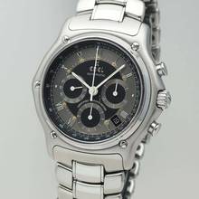  Ebel Le Modulor Chronograph Black 9137241 Stahl/Stahl B+P 