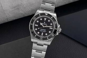 Thumbnail von Rolex Submariner (No Date) Edelstahl Automatik Herrenuhr Ref. 124060 B&P 2021