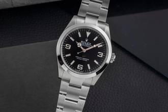 Thumbnail von Rolex Explorer 40 Oyster Edelstahl Automatik Herrenuhr Ref. 224270 Papiere 2024