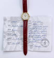 Thumbnail von Omega De Ville 18ct Vollgold Solid Gold Quartz Quarz Lady Damen Vintage 5962 5962379