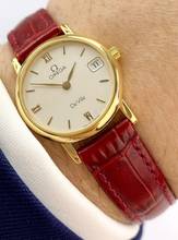 Thumbnail von Omega De Ville 18ct Vollgold Solid Gold Quartz Quarz Lady Damen Vintage 5962 5962379