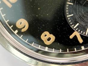 Thumbnail von Omega Classic Serviced Vintage 30T2 Rare Black Gilt Dial 2383 2383