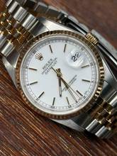  Rolex Datejust 36 Top Condition no stretch white dial 