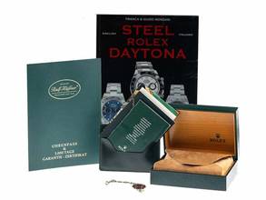 Thumbnail von Rolex Daytona Ref.116520 2002 Box&Beschreibung wie Neu Vintage Daytona Thin hands