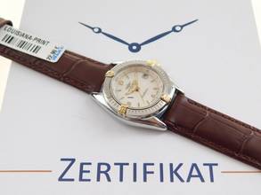 Thumbnail von Breitling Callistino Stahl / Gold Lady mit original Perlmutt Zifferblatt im Top Zustand 29mm Damenuhr im Best Zustand