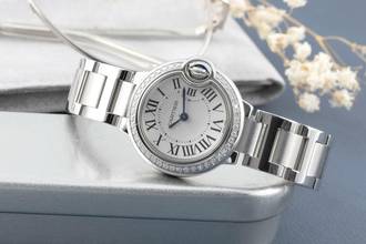 Thumbnail von Cartier Ballon Bleu 28mm de Cartier Stahl Quarz Damenuhr Ref. W4BB0015 Papiere 2019