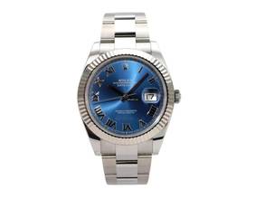 Thumbnail von Rolex Datejust 41 Ref. 126334 Edelstahl / Weißgold Blau Römisch Oyster-Band