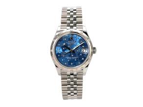 Thumbnail von Rolex Datejust 31 Edelstahl Weißgold Diamant Ref. 278344RBR Blau Floral Jubile-Band