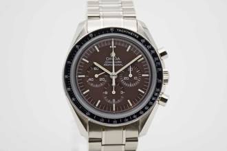  Omega Speedmaster Professional Moonwatch Brown Dial Saphire Sandwich aus 2013 