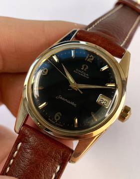  Omega Seamaster Serviced Seamaster Automatic Automatik Vintage Black Restored Dial 14701 14701 