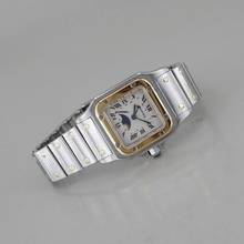 Thumbnail von Cartier Santos Galbée Stahl/18k Gold Mondphase ca. 23,5 x 35 mm