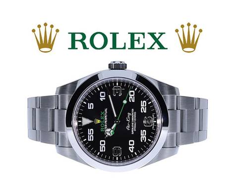  Rolex Air King WIE NEU AUS 2018 - SERVICE 2024 
