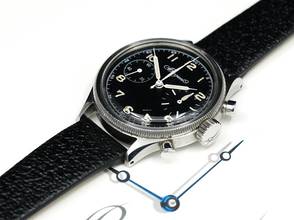 Thumbnail von Breguet RARE SPECIAL TYPE 20 XX FLYBACK FROM 1955 WITH EXTRACT