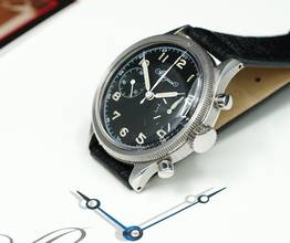 Thumbnail von Breguet RARE SPECIAL TYPE 20 XX FLYBACK FROM 1955 WITH EXTRACT