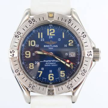  Breitling Superocean Ref. A17040//Automatic//blue//40mm//Steel//#KS 