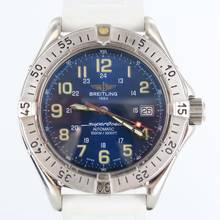  Breitling Superocean Ref. A17040//Automatic//blue//40mm//Steel//#KS 