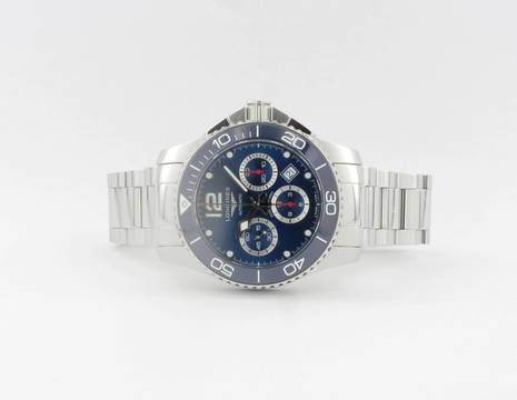  Longines HydroConquest Chronograph 43mm Blue Dial 