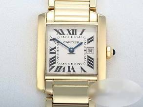 Thumbnail von Cartier Tank Française Gelbgold 750 Lady Damen 18kt Yellow Gold