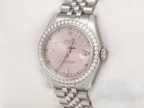 Thumbnail von Rolex Datejust 31 31mm Medium 178384 2012 Edelstahl Weissgold 750 Diamanten Stainless Steel 18kt White Gold Jubilé-band Chronometer Oyster