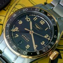  Longines Spirit Zulu Time Automatic 39 Mm NEW FULL SET 