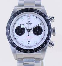 Thumbnail von Tudor Black Bay Chrono Panda Chrono white MT5813 41mm B+P Diver Stahlband Top