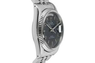 Thumbnail von Tudor Prince Date Day Automatik Edelstahl / Weissgold Ref. 76214 Papiere