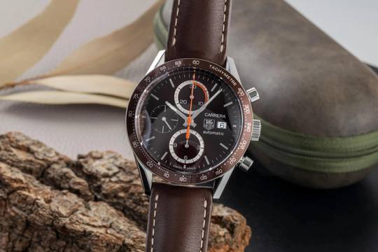  TAG Heuer Carrera Calibre 16 Chronograph Stahl Automatik Herrenuhr Ref. CV2013-4 B&P 2011 