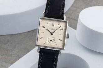 Thumbnail von NOMOS Tetra 27 Glashütte Tetra 27 Edelstahl Handaufzug Herrenuhr Ref. 401 Klassiker