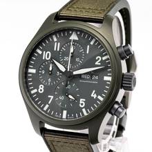 Thumbnail von IWC Fliegeruhr Chronograph Top Gun Pilot Chrono Top Gun 44,5 Green – IW389106 – NEW & Unworn – 11/2025 Full Set