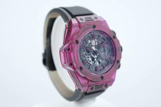 Thumbnail von Hublot Big Bang Unico 45mm Red Sapphire - With Box And Papers - With Additional Hublot Velcro Strap - 24 Months Warranty - 411.JR.4901.RT