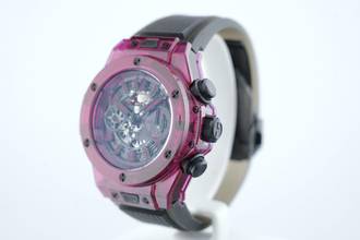 Thumbnail von Hublot Big Bang Unico 45mm Red Sapphire - With Box And Papers - With Additional Hublot Velcro Strap - 24 Months Warranty - 411.JR.4901.RT