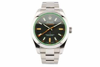  Rolex Milgauss Black Dial - Green Sapphire Crystal - 116400GV 2008 