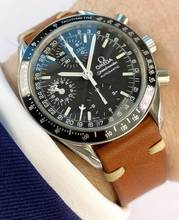  Omega Speedmaster Vintage Automatic Automatik Triple Date FULL SET Serviced 38205000 38205000 