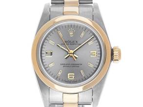 Thumbnail von Rolex Oyster Perpetual Lady Ref.67183 1997 Full Set sehr gut Vintage Oyster Perpetual Lady