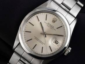 Thumbnail von Rolex Oyster Perpetual Date Ref.1500 1969 original Box sehr gut Vintage Oyster Perpetual Date open 6/9