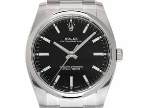 Thumbnail von Rolex Oyster Perpetual 34 Ref.114200 2018 Full Set wie Neu Vintage Oyster Perpetual Stahl